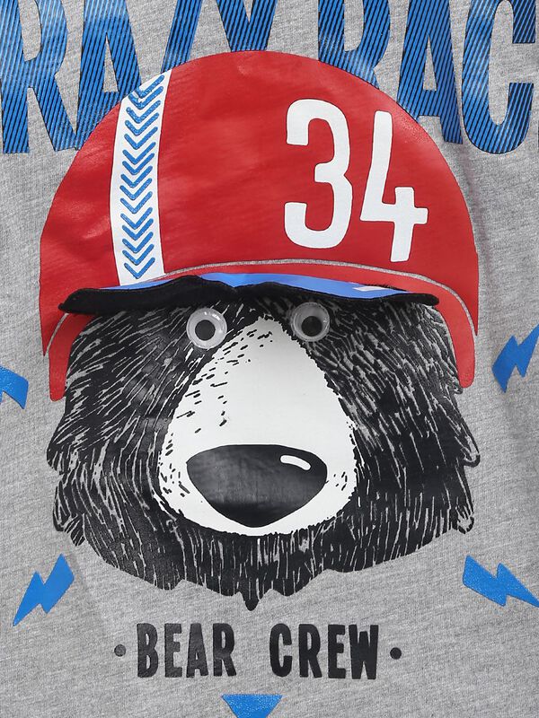 T-Shirt With Print And Interactive Flap Feature image number null